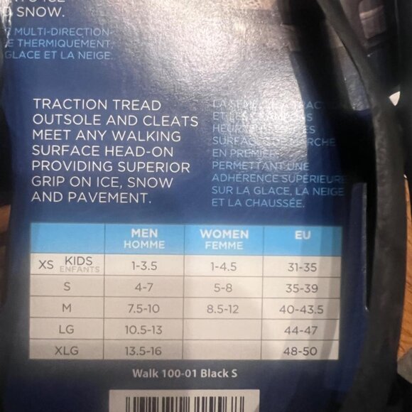 STABILicers Walk Traction Cleat for Walking on Snow and Ice (1 Pair) Small - Picture 3 of 4